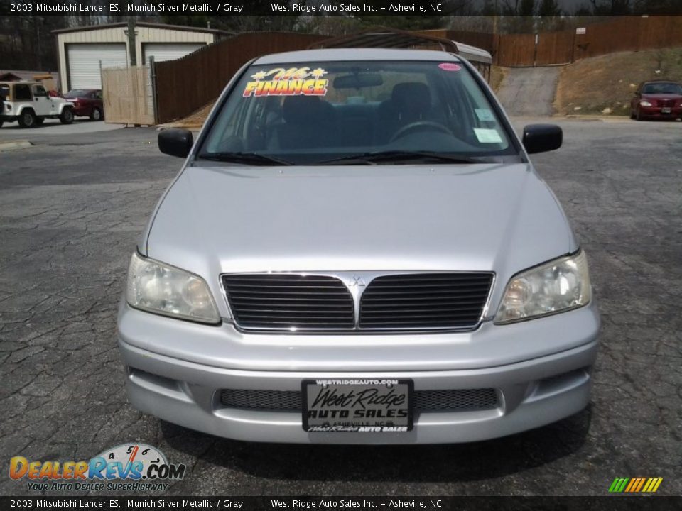 2003 Mitsubishi Lancer ES Munich Silver Metallic / Gray Photo #2