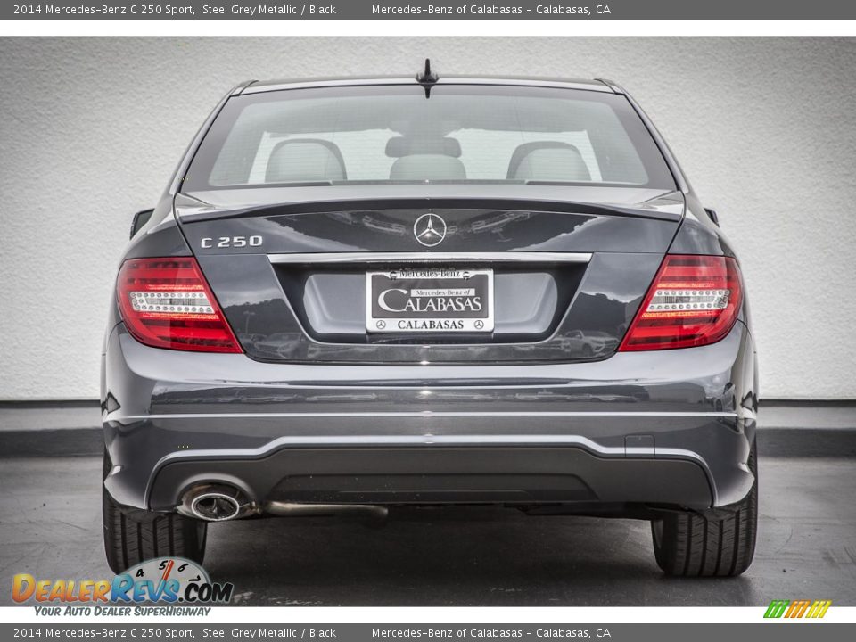 2014 Mercedes-Benz C 250 Sport Steel Grey Metallic / Black Photo #3