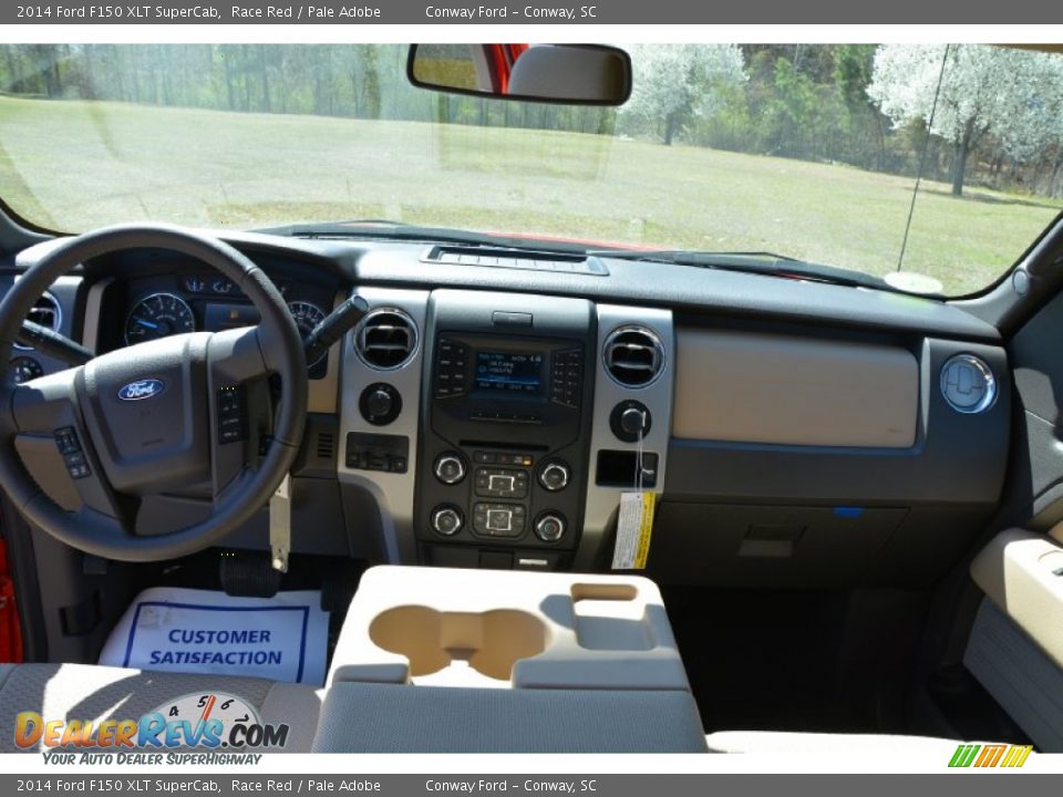 2014 Ford F150 XLT SuperCab Race Red / Pale Adobe Photo #11
