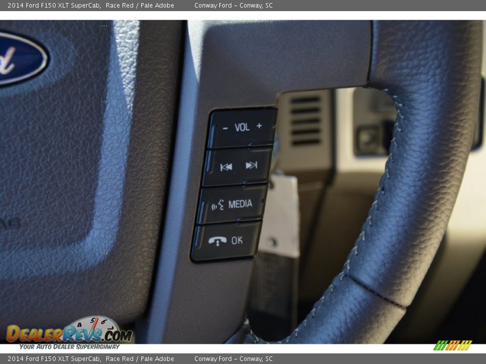 2014 Ford F150 XLT SuperCab Race Red / Pale Adobe Photo #21