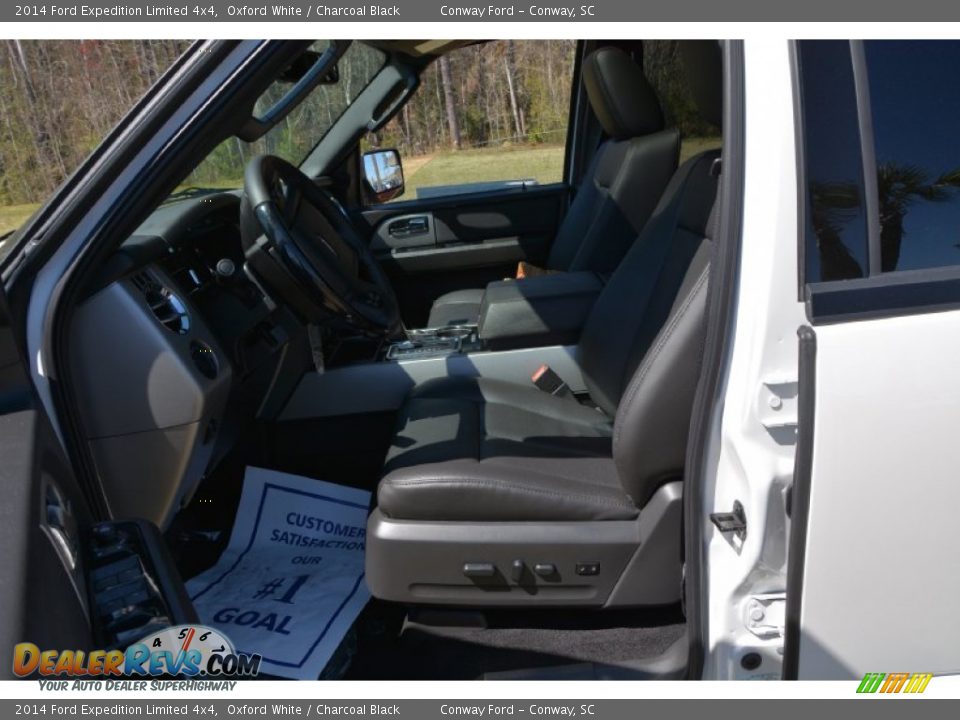 2014 Ford Expedition Limited 4x4 Oxford White / Charcoal Black Photo #21