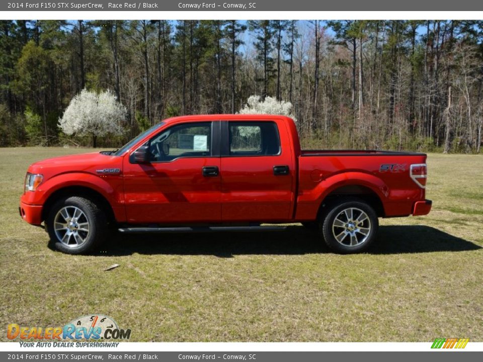 2014 Ford F150 STX SuperCrew Race Red / Black Photo #8