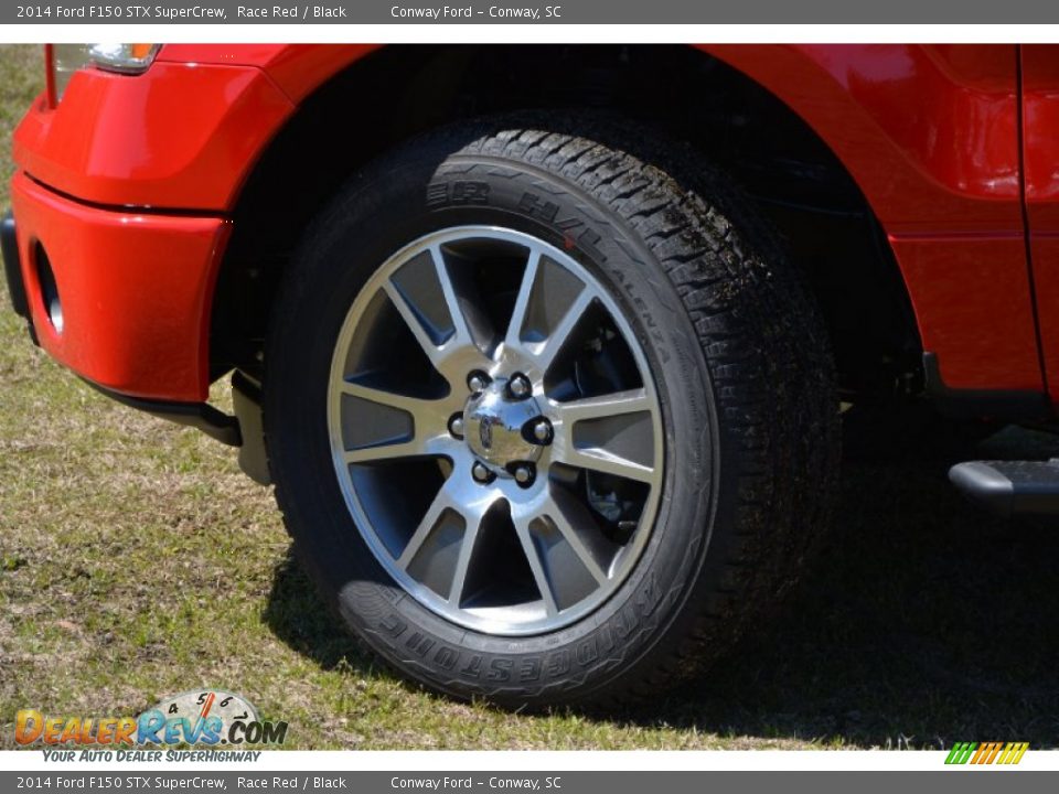 2014 Ford F150 STX SuperCrew Race Red / Black Photo #9