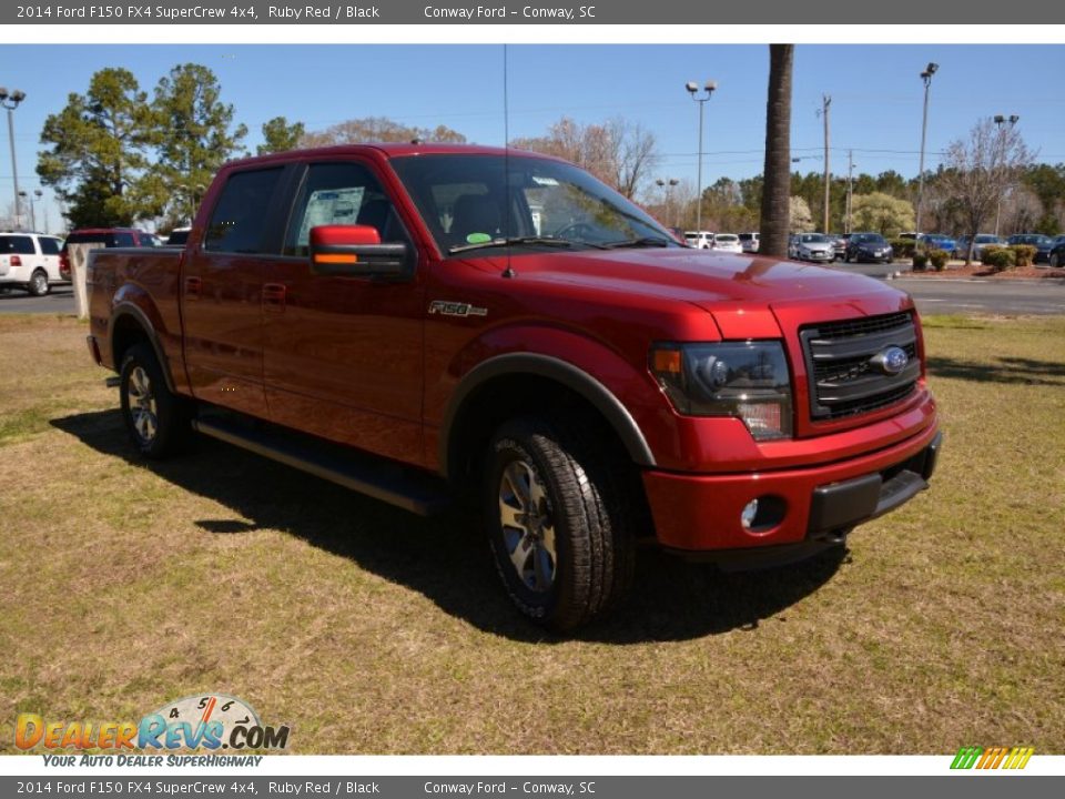 2014 Ford F150 FX4 SuperCrew 4x4 Ruby Red / Black Photo #3