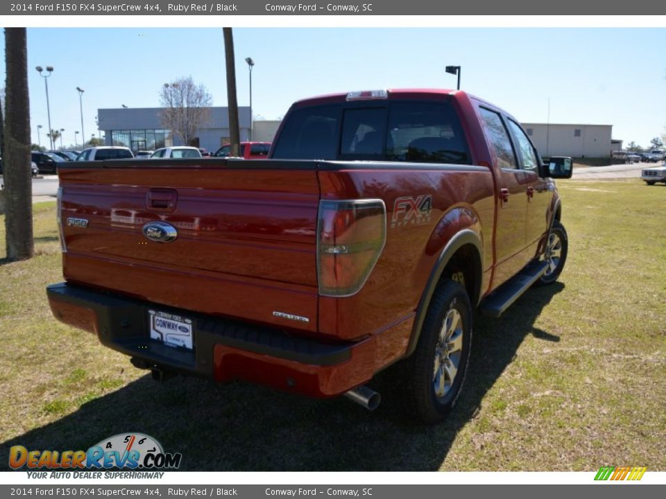 2014 Ford F150 FX4 SuperCrew 4x4 Ruby Red / Black Photo #5
