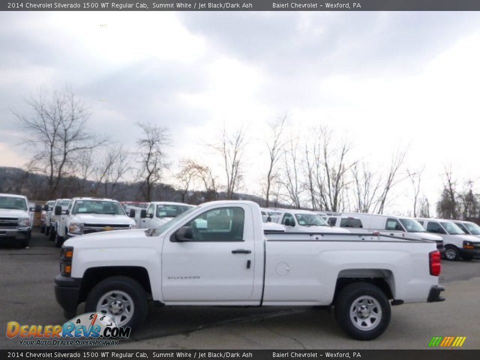 2014 Chevrolet Silverado 1500 WT Regular Cab Summit White / Jet Black/Dark Ash Photo #1