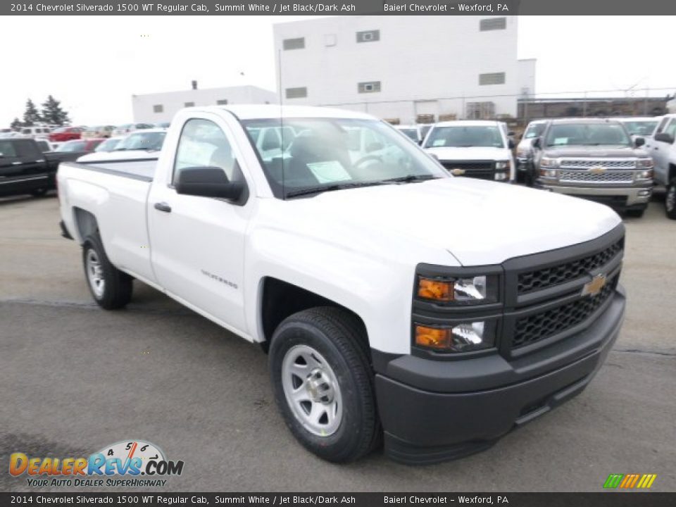 2014 Chevrolet Silverado 1500 WT Regular Cab Summit White / Jet Black/Dark Ash Photo #4