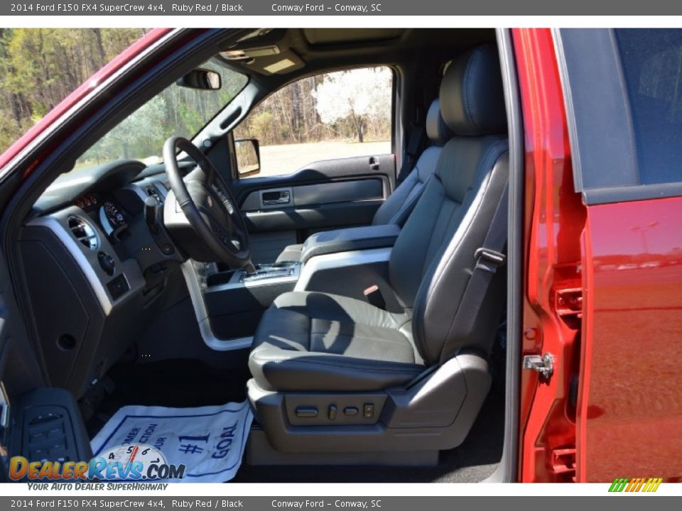 2014 Ford F150 FX4 SuperCrew 4x4 Ruby Red / Black Photo #18