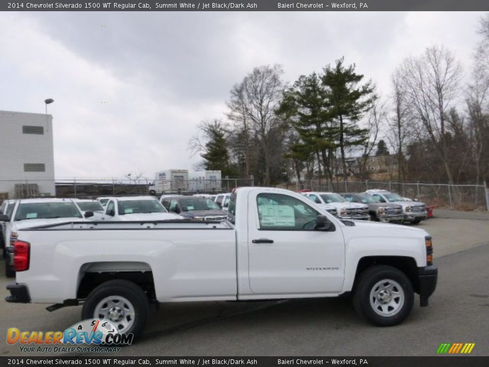 2014 Chevrolet Silverado 1500 WT Regular Cab Summit White / Jet Black/Dark Ash Photo #5