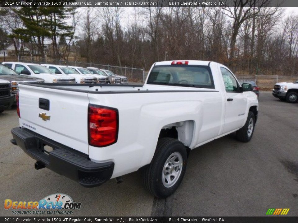 2014 Chevrolet Silverado 1500 WT Regular Cab Summit White / Jet Black/Dark Ash Photo #6