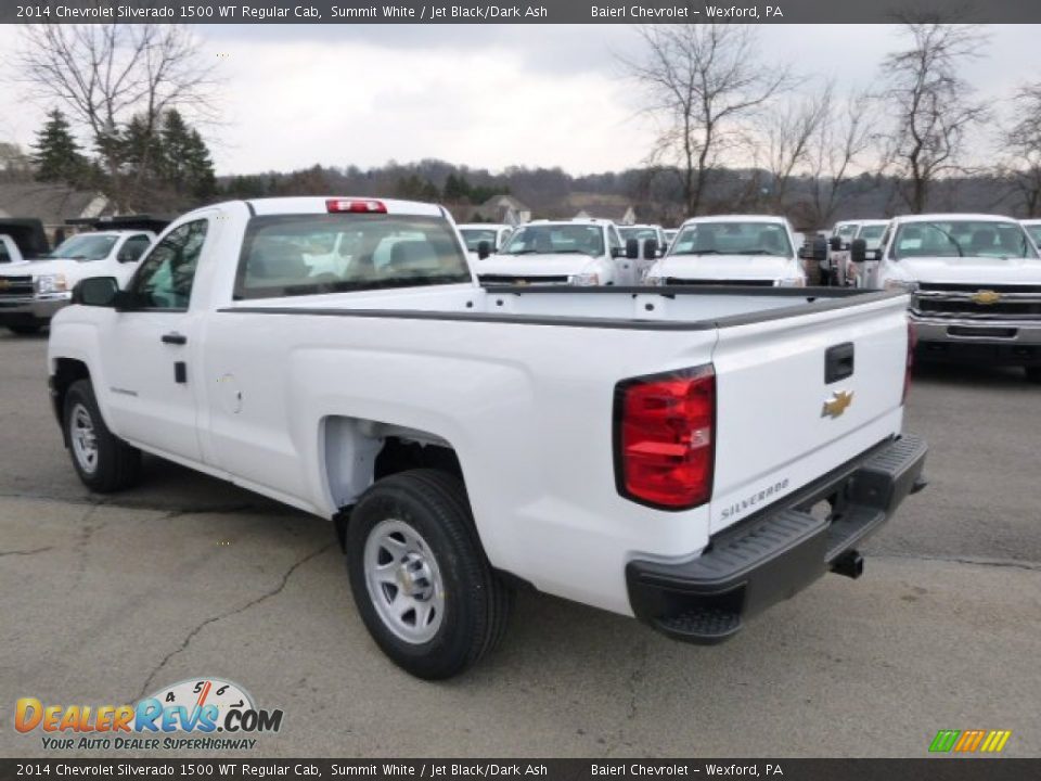 2014 Chevrolet Silverado 1500 WT Regular Cab Summit White / Jet Black/Dark Ash Photo #8
