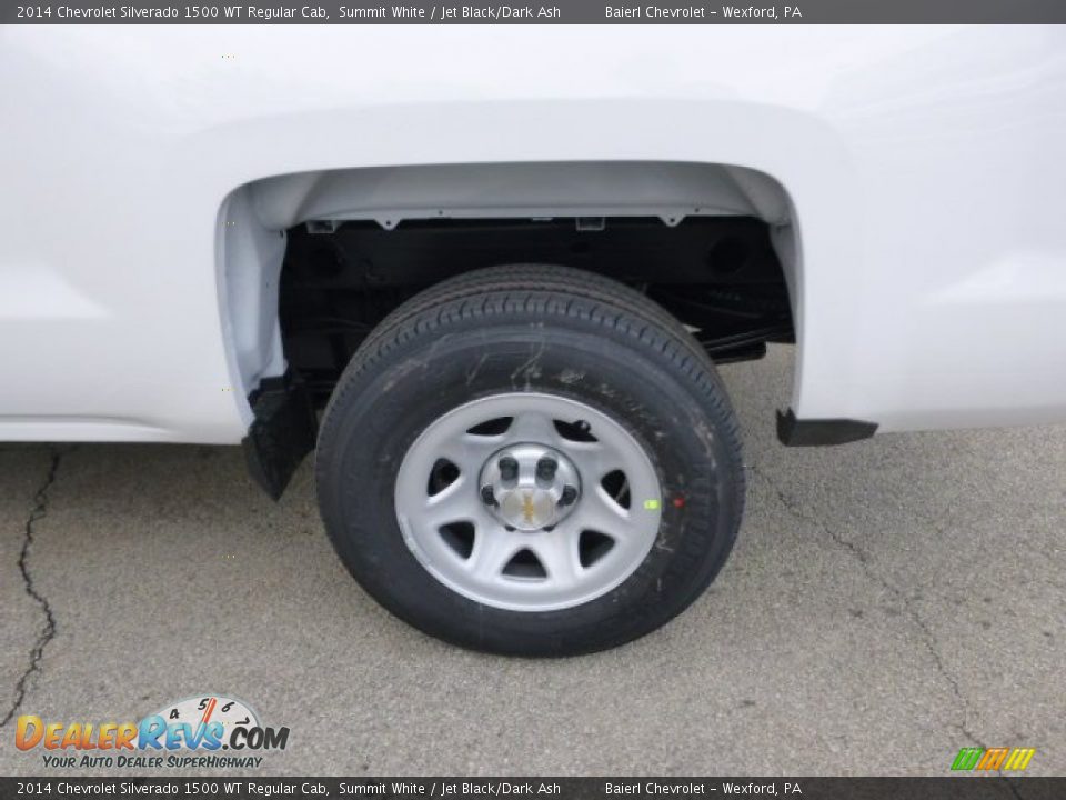 2014 Chevrolet Silverado 1500 WT Regular Cab Summit White / Jet Black/Dark Ash Photo #9