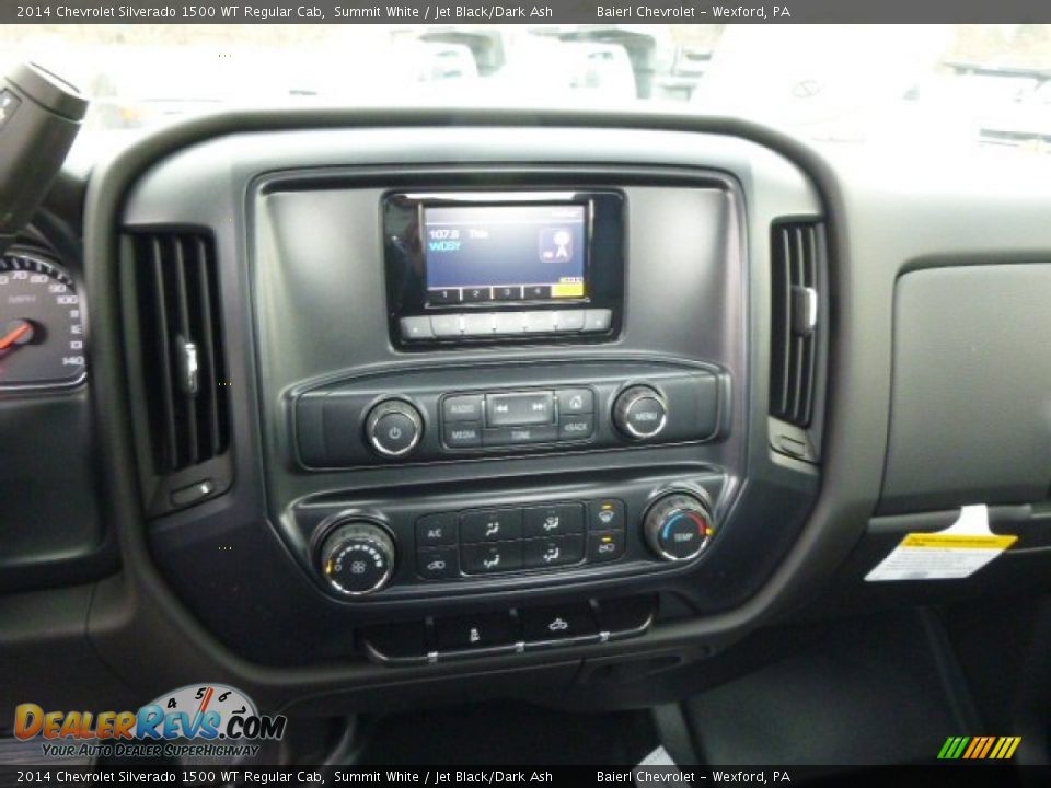 2014 Chevrolet Silverado 1500 WT Regular Cab Summit White / Jet Black/Dark Ash Photo #16