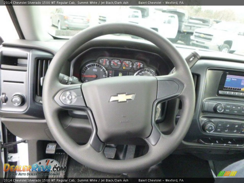 2014 Chevrolet Silverado 1500 WT Regular Cab Summit White / Jet Black/Dark Ash Photo #18