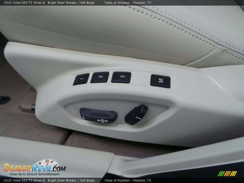 2015 Volvo S60 T5 Drive-E Bright Silver Metallic / Soft Beige Photo #11