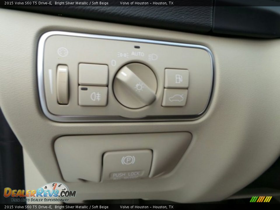 2015 Volvo S60 T5 Drive-E Bright Silver Metallic / Soft Beige Photo #20