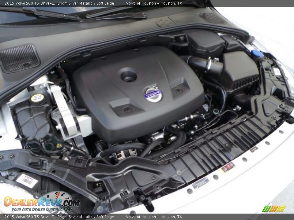 2015 Volvo S60 T5 Drive-E Bright Silver Metallic / Soft Beige Photo #27