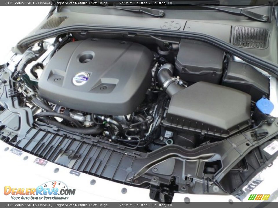 2015 Volvo S60 T5 Drive-E Bright Silver Metallic / Soft Beige Photo #28