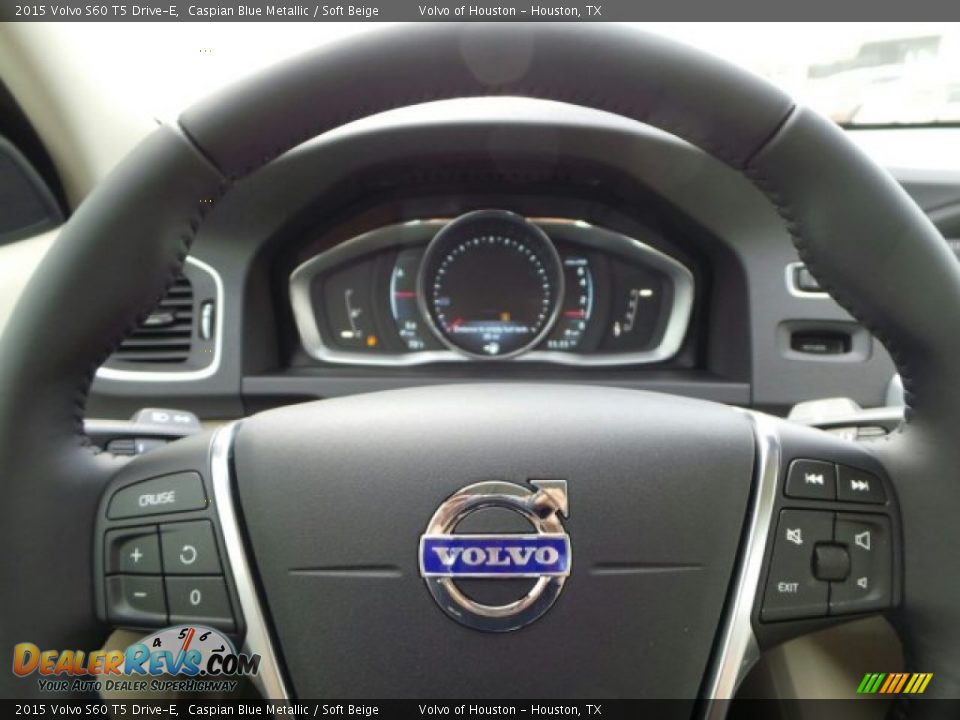 2015 Volvo S60 T5 Drive-E Steering Wheel Photo #21