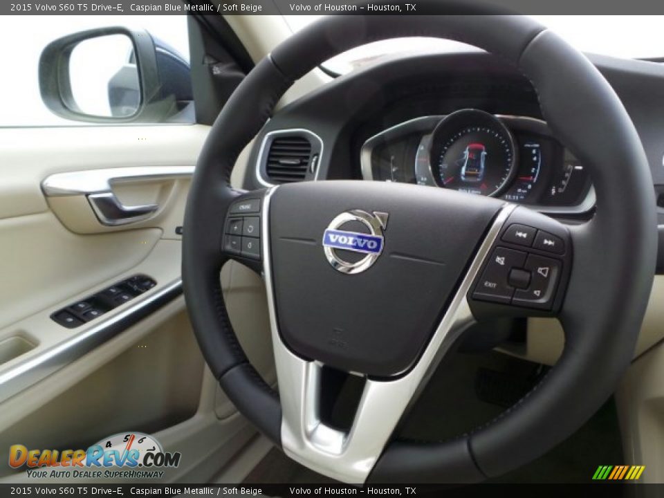 2015 Volvo S60 T5 Drive-E Steering Wheel Photo #26