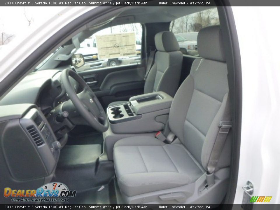 2014 Chevrolet Silverado 1500 WT Regular Cab Summit White / Jet Black/Dark Ash Photo #10