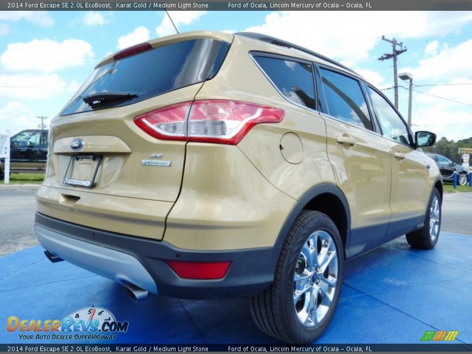 2014 Ford Escape SE 2.0L EcoBoost Karat Gold / Medium Light Stone Photo #3