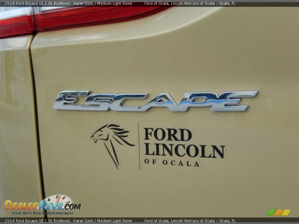 2014 Ford Escape SE 2.0L EcoBoost Karat Gold / Medium Light Stone Photo #4