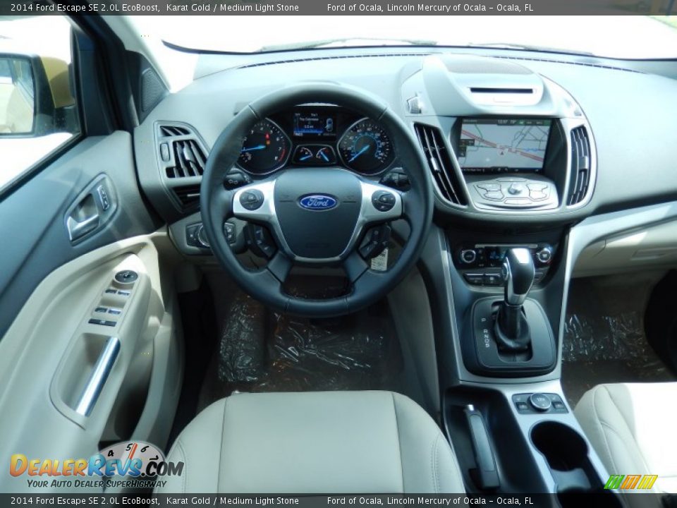 2014 Ford Escape SE 2.0L EcoBoost Karat Gold / Medium Light Stone Photo #8