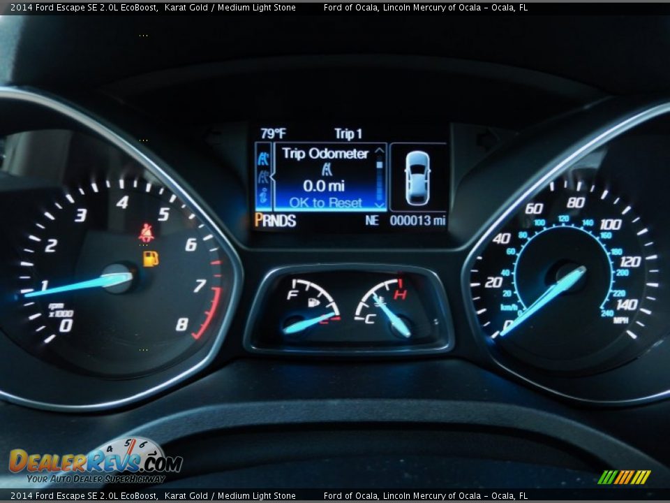 2014 Ford Escape SE 2.0L EcoBoost Karat Gold / Medium Light Stone Photo #9