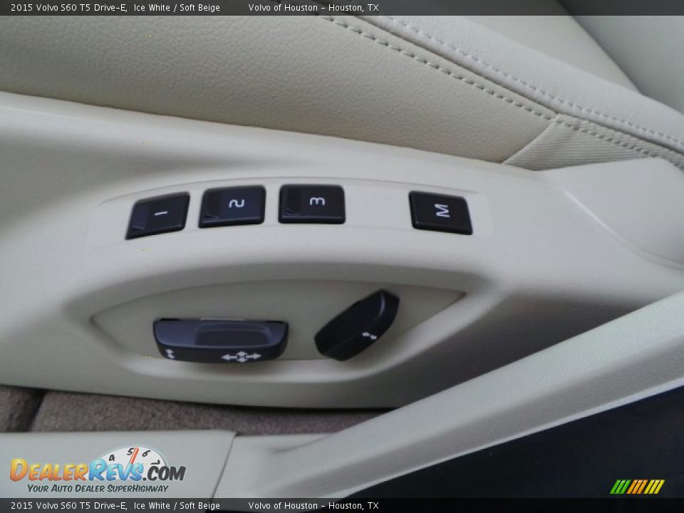 2015 Volvo S60 T5 Drive-E Ice White / Soft Beige Photo #11