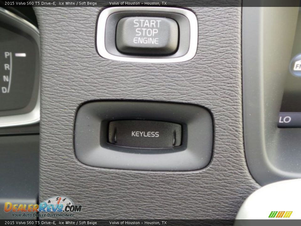 2015 Volvo S60 T5 Drive-E Ice White / Soft Beige Photo #17
