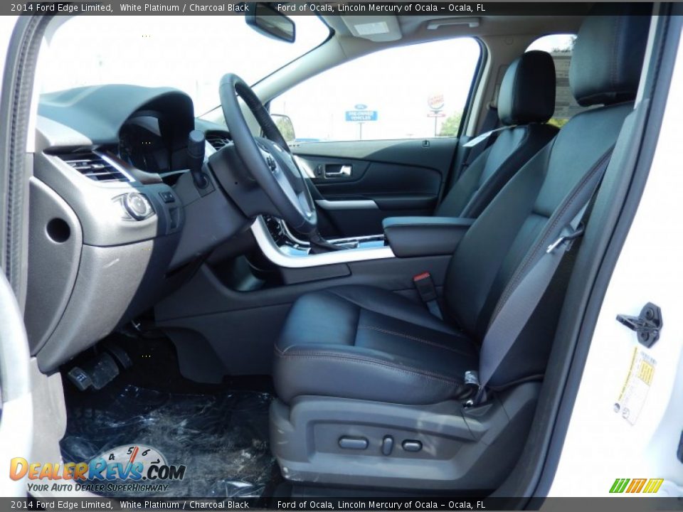 2014 Ford Edge Limited White Platinum / Charcoal Black Photo #6