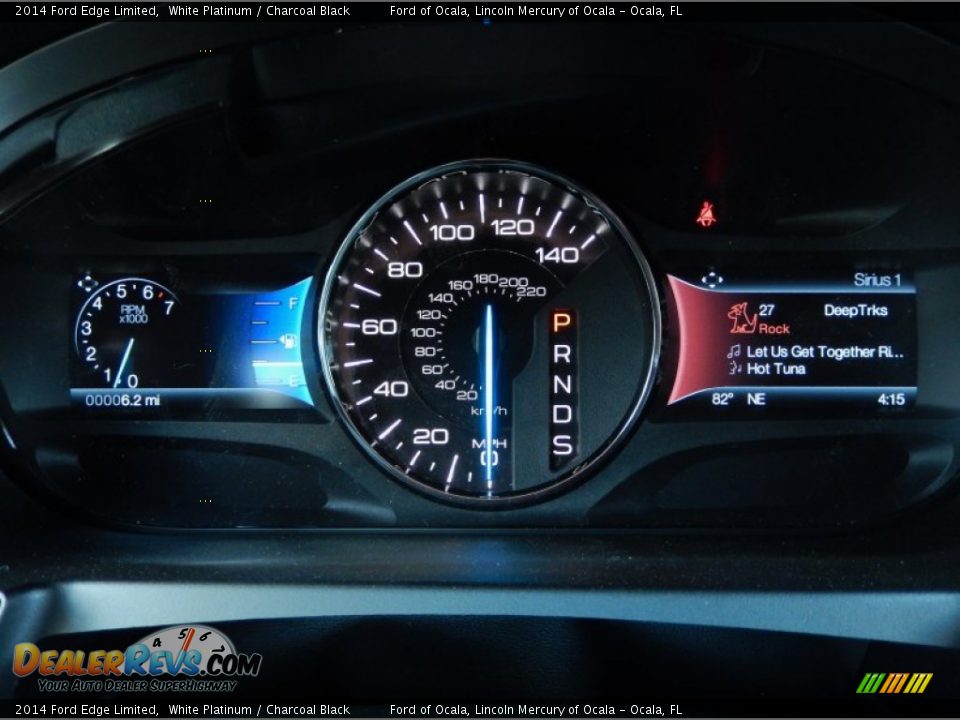 2014 Ford Edge Limited White Platinum / Charcoal Black Photo #10