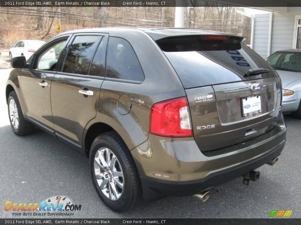 2011 Ford Edge SEL AWD Earth Metallic / Charcoal Black Photo #5