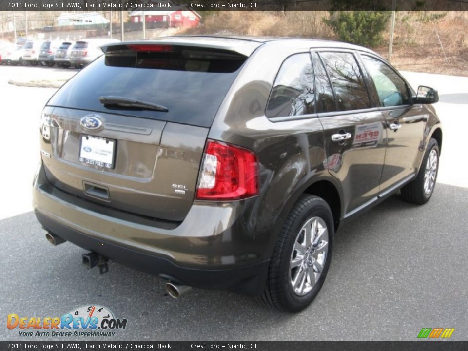 2011 Ford Edge SEL AWD Earth Metallic / Charcoal Black Photo #7