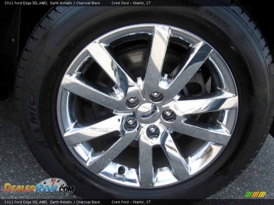 2011 Ford Edge SEL AWD Earth Metallic / Charcoal Black Photo #8