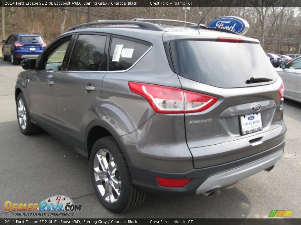2014 Ford Escape SE 2.0L EcoBoost 4WD Sterling Gray / Charcoal Black Photo #2