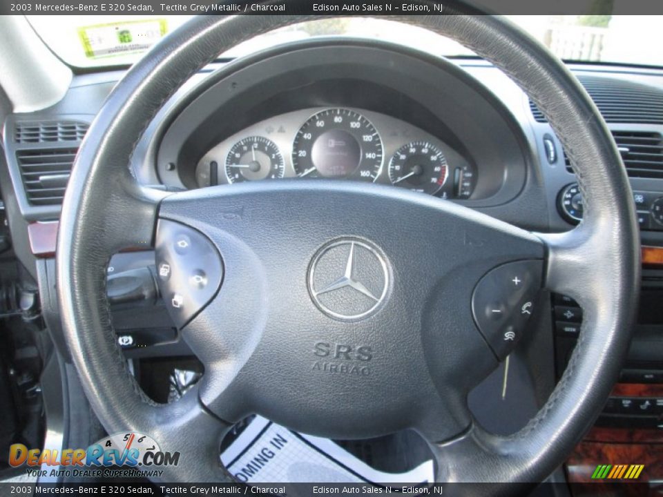 2003 Mercedes-Benz E 320 Sedan Tectite Grey Metallic / Charcoal Photo #23