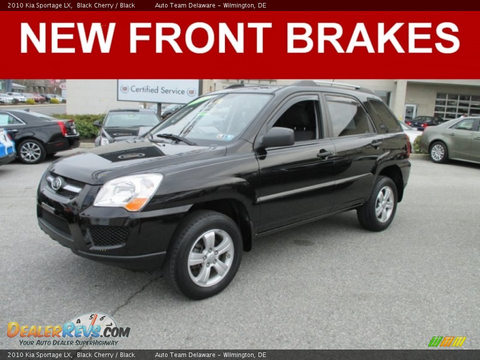 2010 Kia Sportage LX Black Cherry / Black Photo #1