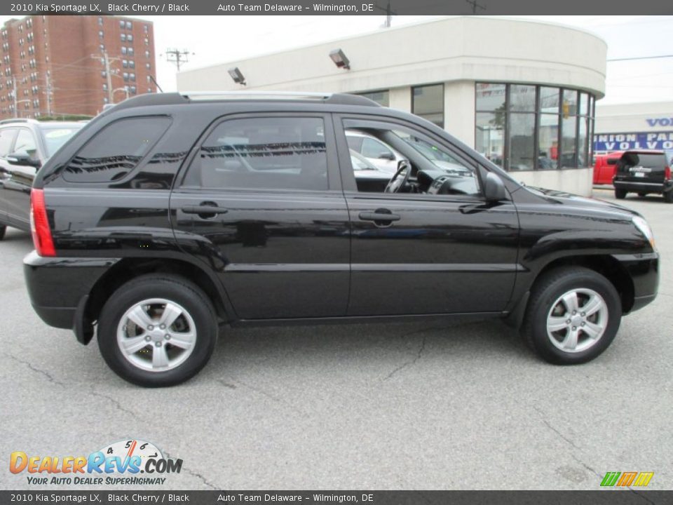 2010 Kia Sportage LX Black Cherry / Black Photo #7
