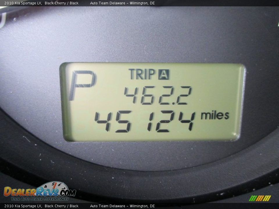 2010 Kia Sportage LX Black Cherry / Black Photo #13