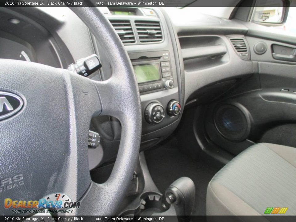 2010 Kia Sportage LX Black Cherry / Black Photo #14
