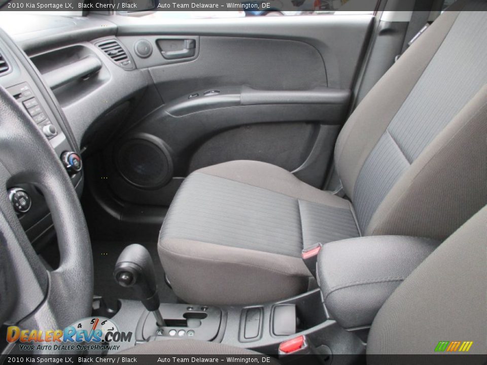 2010 Kia Sportage LX Black Cherry / Black Photo #15