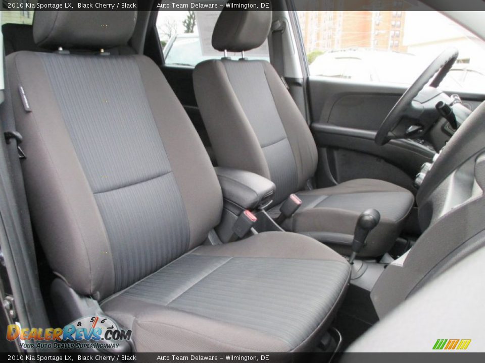2010 Kia Sportage LX Black Cherry / Black Photo #17