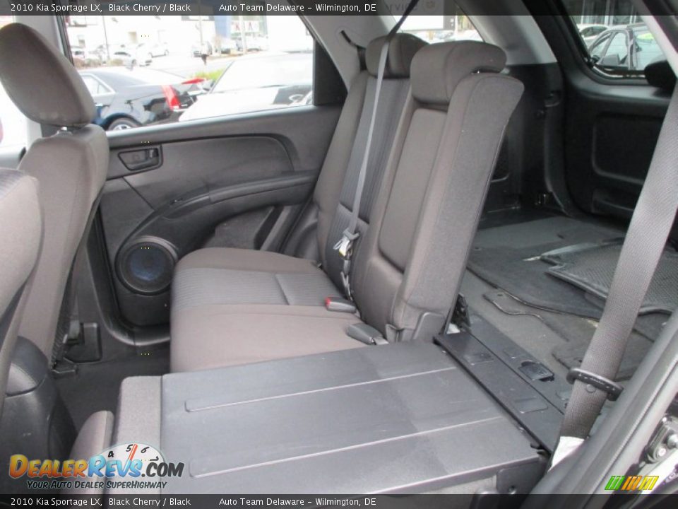2010 Kia Sportage LX Black Cherry / Black Photo #21