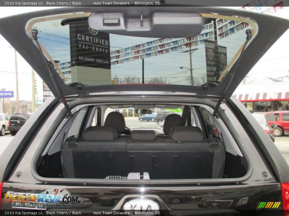 2010 Kia Sportage LX Black Cherry / Black Photo #22