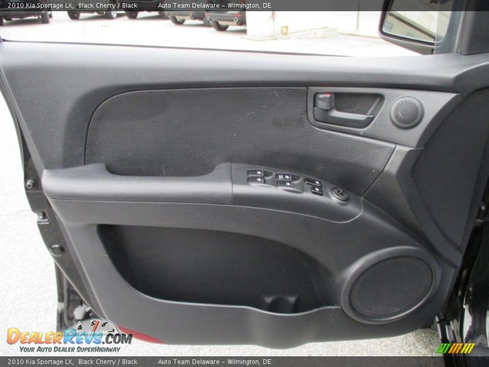 2010 Kia Sportage LX Black Cherry / Black Photo #24