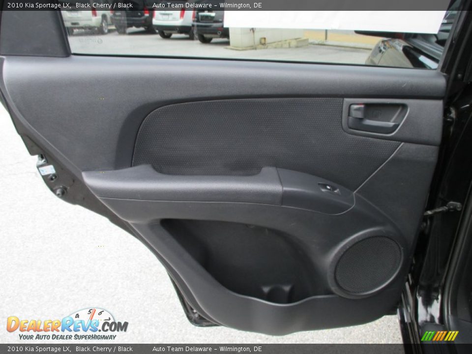 2010 Kia Sportage LX Black Cherry / Black Photo #25