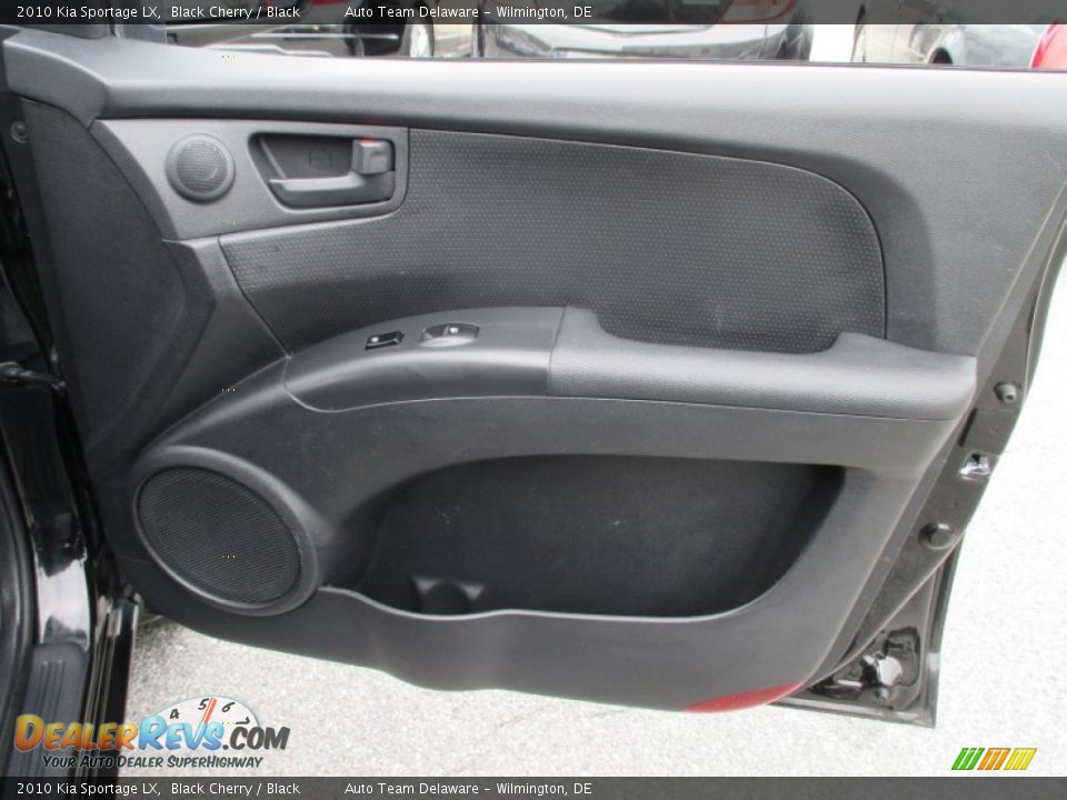 2010 Kia Sportage LX Black Cherry / Black Photo #27