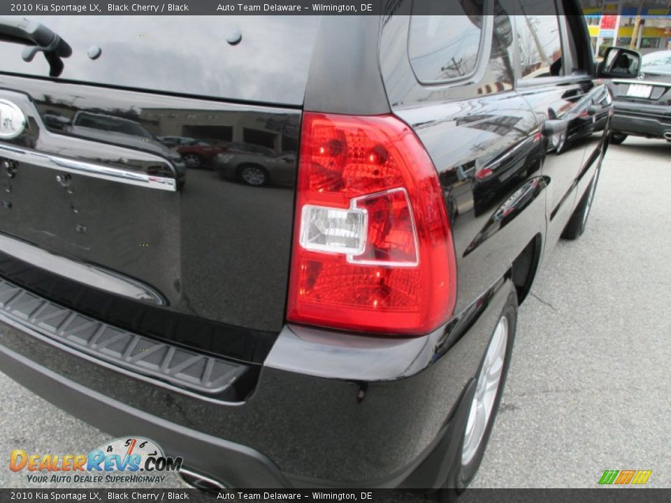 2010 Kia Sportage LX Black Cherry / Black Photo #29